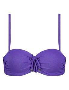 Cyell Haut de bikini rembourré Evening Glam en violet
