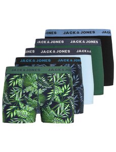 JACK & JONES Boxers 'MARC' marine / bleu marine / bleu clair / vert gazon