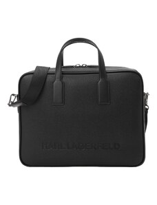Karl Lagerfeld Sac d’ordinateur portable 'Essential' noir