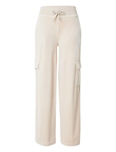Juicy Couture Pantalon cargo 'AUDREE' beige / argent