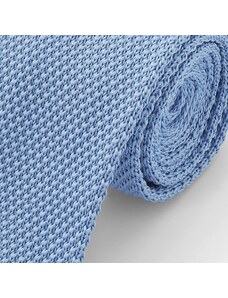 Tailor Toki Cravate bleu pastel tricotée