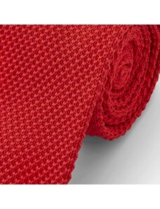 Tailor Toki Cravate rouge tricotée