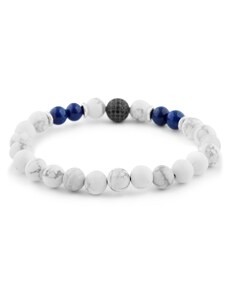 Neshraw Bracelet bleu et blanc royal