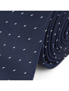 Tailor Toki Cravate bleue à petits pois blancs