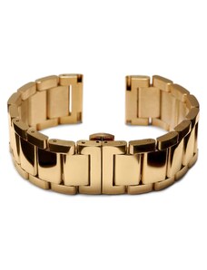 Trendhim Bracelet de montre en acier inoxydable rose gold de 21 mm - Fixation rapide