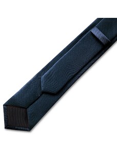 Trendhim Cravate en gros-grain bleu marine de 8 cm