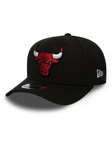 New Era Chicago Bulls Black 9FIFTY Stretch Snap Cap 11871284