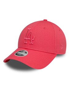 New Era LA Dodgers Womens League Essential Pink 9FORTY Adjustable Cap 60503420