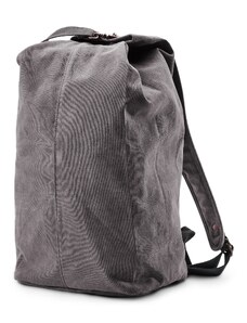 Delton Bags Sac à dos en toile de style vintage gris