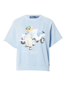 Polo Ralph Lauren Sweat-shirt bleu clair / blanc cassé
