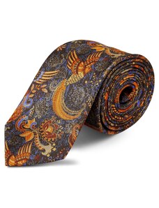 Trendhim Set de cravate et pochette de costume en soie marron