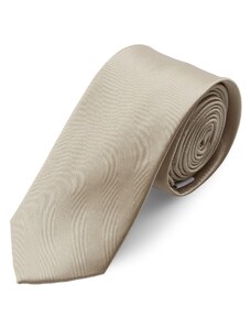 Trendhim Set de cravate champagne et pince à cravate argentée