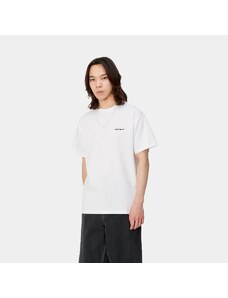 Carhartt WIP S/S Script Embroidery T-Shirt White/Black I030435_00A_XX