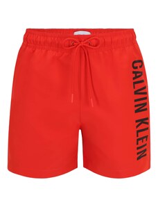 Calvin Klein Swimwear Shorts de bain 'Intense Power' rouge orangé / noir