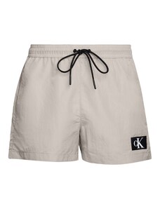 Calvin Klein Swimwear Shorts de bain gris argenté / noir / blanc