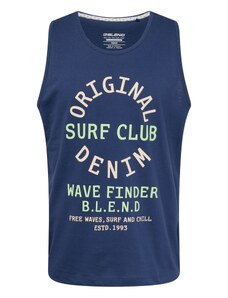 BLEND T-Shirt bleu marine / vert clair / blanc naturel
