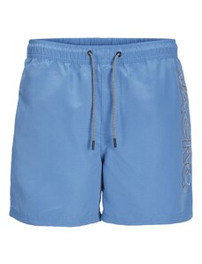JACK & JONES Shorts de bain 'FIJI SWIM' bleu ciel / pueblo / blanc