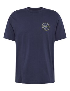 Brixton T-Shirt 'CREST' marine / opal / jaune