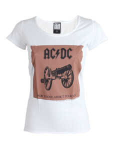 Tee-shirt métal pour femmes AC-DC - About To Rock - AMPLIFIED - ZAV601ARC