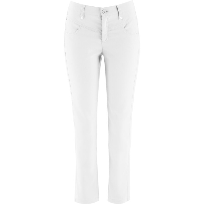 bpc bonprix collection Pantalon extensible 7/8 blanc femme - bonprix