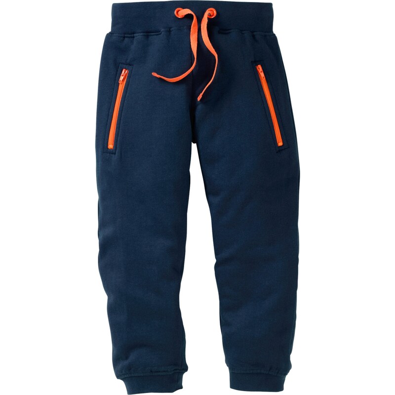 bpc bonprix collection Bonprix - Pantalon garçon matière sweat bleu pour enfant