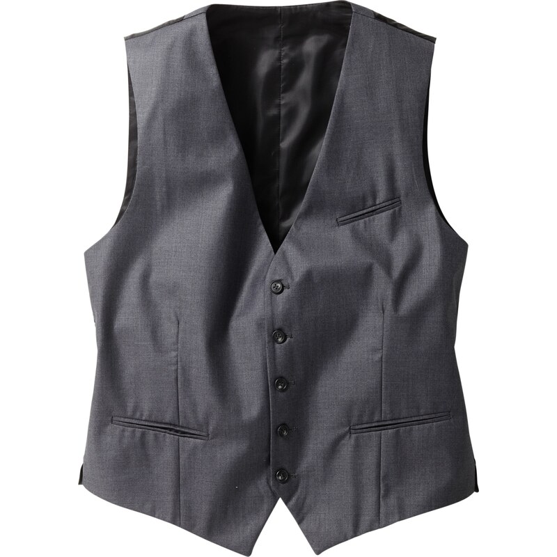 bpc selection Bonprix - Gilet de costume Regular Fit gris sans manches pour homme