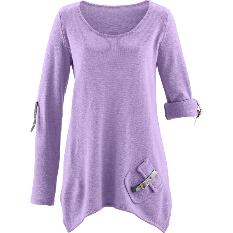 bpc bonprix collection Bonprix - Pull manches longues violet pour femme