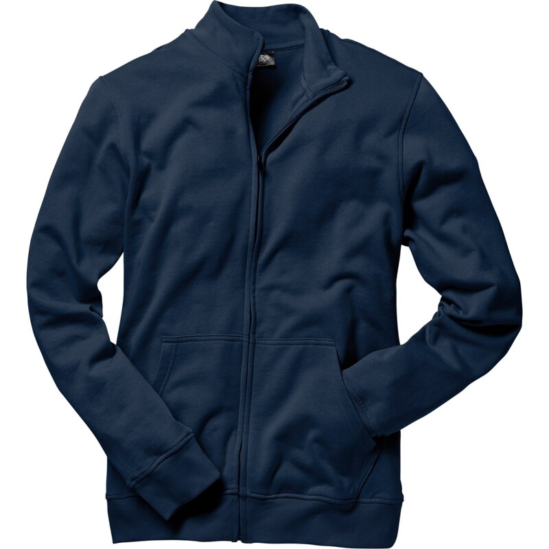bpc bonprix collection Bonprix - Gilet sweatshirt regular fit bleu manches longues pour homme