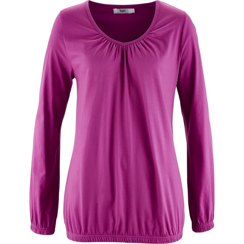 bpc bonprix collection Bonprix - T-shirt manches longues violet pour femme