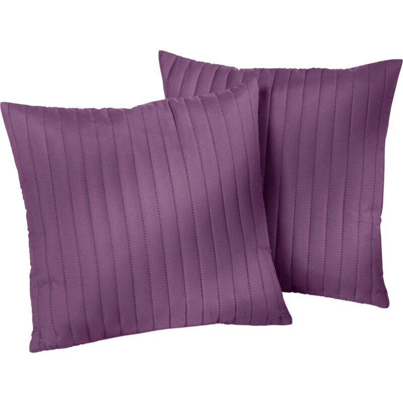 bpc living Bonprix - Chemin de canapé structuré rayé violet pour maison