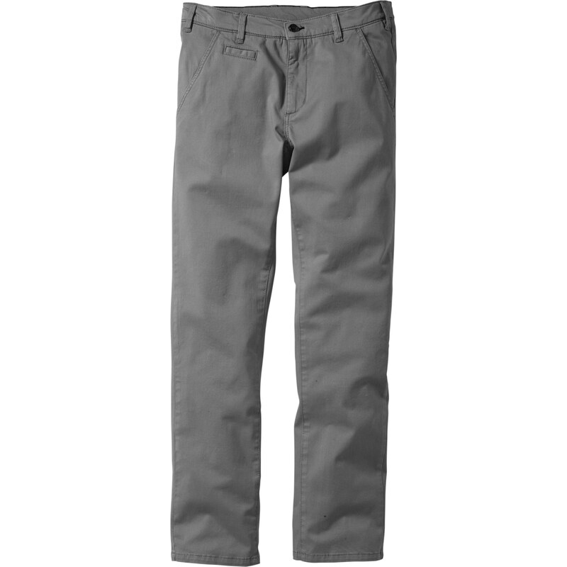 bpc bonprix collection Bonprix - Pantalon chino extensible gris pour homme