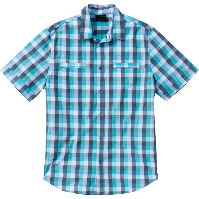 bpc selection Bonprix - Chemise à carreaux Regular Fit bleu manches courtes pour homme
