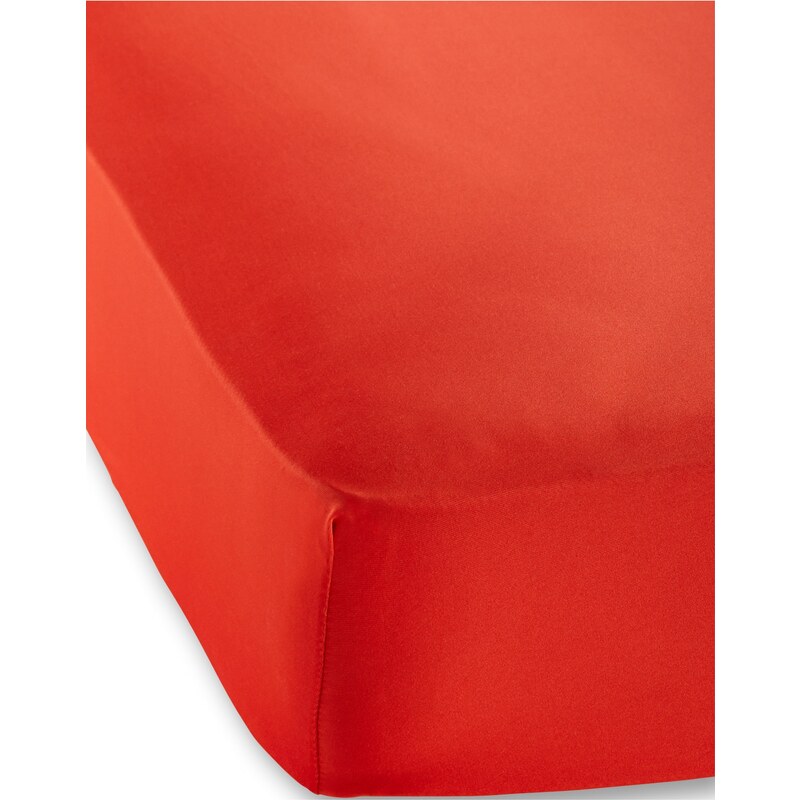 bpc living Drap-housse Jersey Microfibre 40 cm rouge maison - bonprix