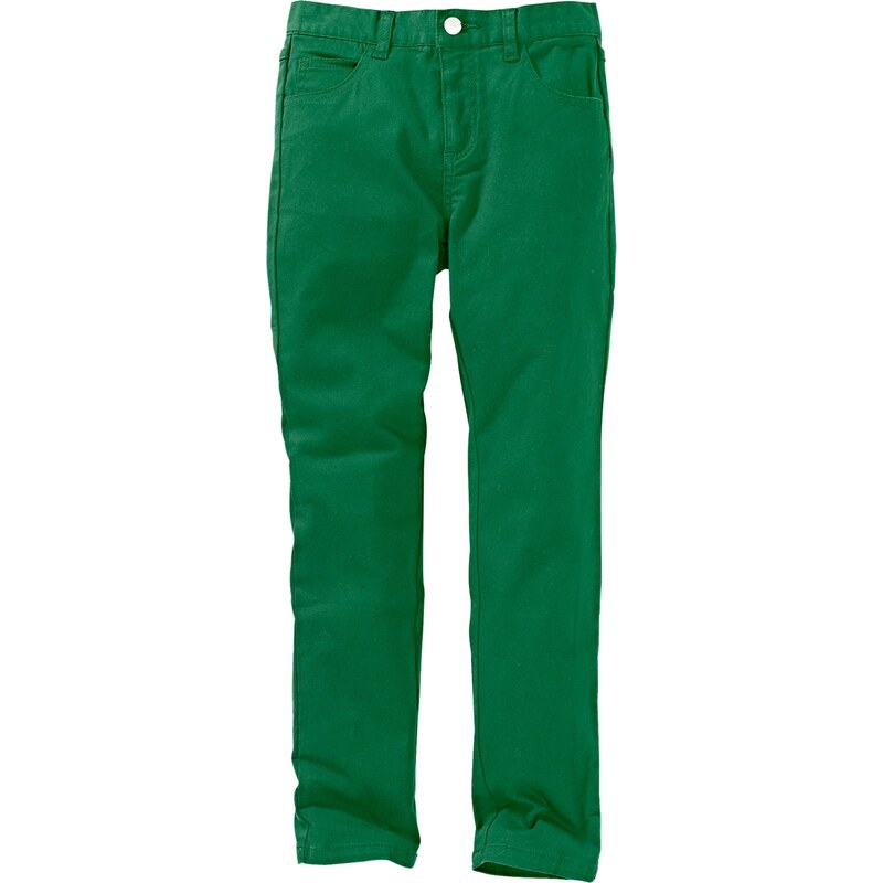 John Baner JEANSWEAR Bonprix - Pantalon en twill vert pour enfant