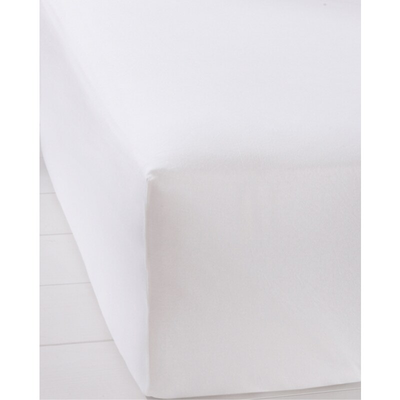 bpc living bonprix collection Bonprix - Drap-housse Elastic Jersey 40 cm blanc pour maison
