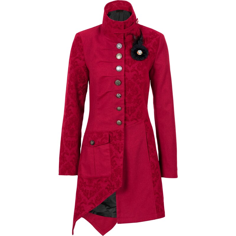 RAINBOW Manteau rouge manches longues femme - bonprix