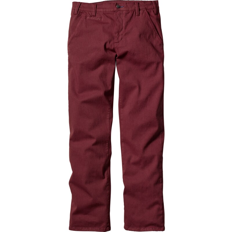 bpc bonprix collection Bonprix - Pantalon chino extensible rouge pour homme