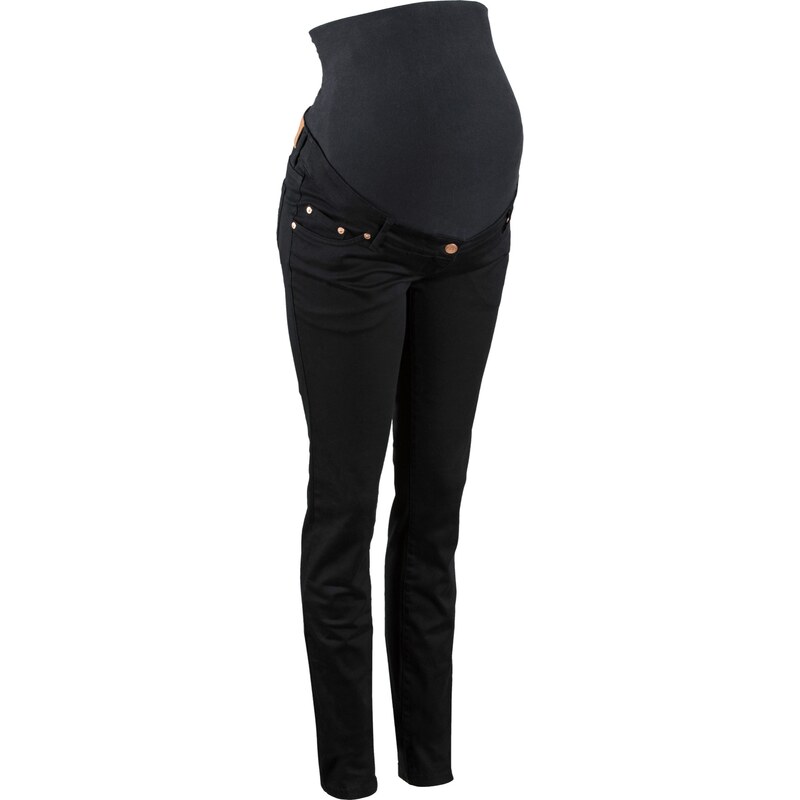 bpc bonprix collection Bonprix - Pantalon de grossesse, Skinny noir pour femme