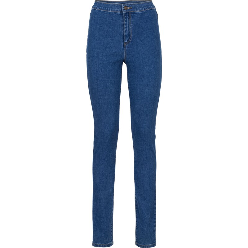 RAINBOW Bonprix - MUST HAVE : Jean skinny taille haute bleu pour femme