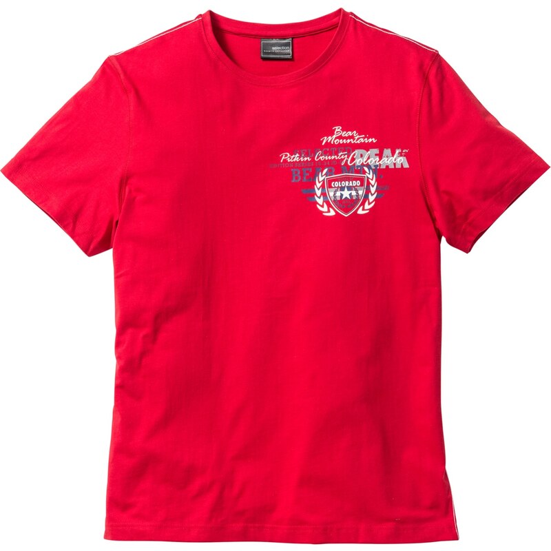bpc selection Bonprix - T-shirt Regular Fit rouge manches courtes pour homme