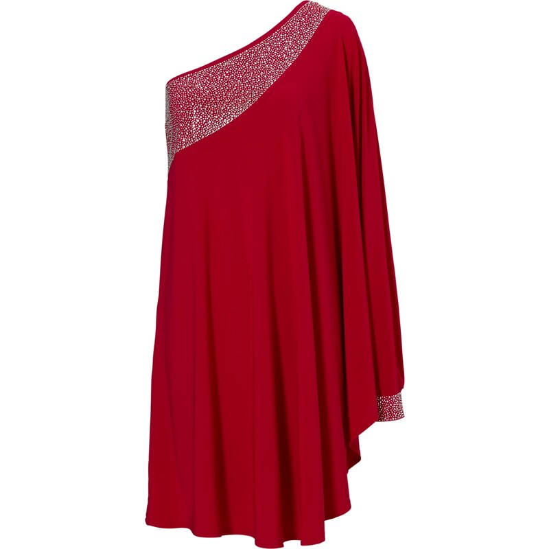 BODYFLIRT boutique Bonprix - robe d'été Robe asymétrique rouge sans manches pour femme
