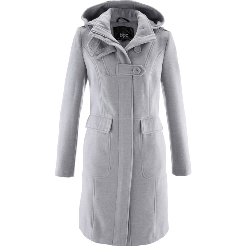 bpc bonprix collection Bonprix - Manteau gris manches longues pour femme