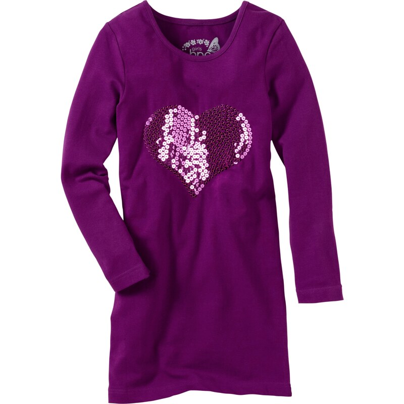 bpc bonprix collection Bonprix - robe d'été Robe de fête violet manches longues pour enfant