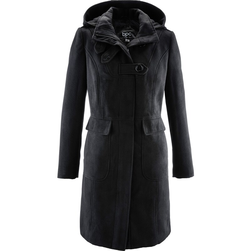Bonprix - Manteau court noir manches longues pour femme