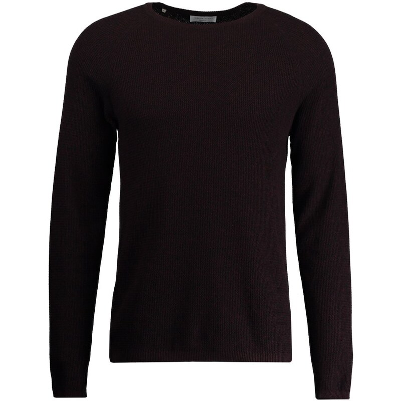 Selected Homme CREW NECK Pullover decadent chocolate/black
