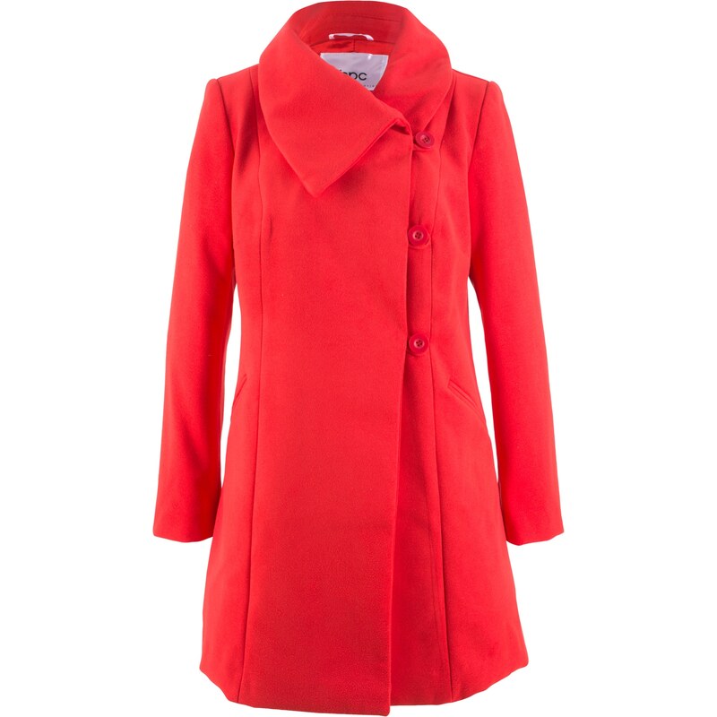 bpc bonprix collection Bonprix - Manteau rouge manches longues pour femme