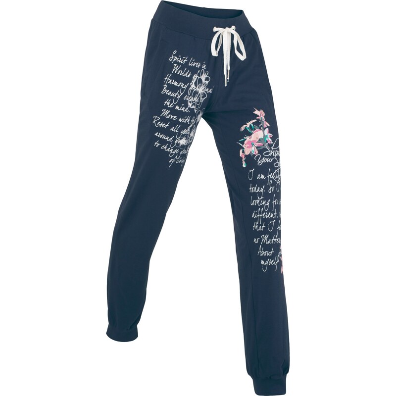 bpc bonprix collection Bonprix - Pantalon de jogging bleu pour femme