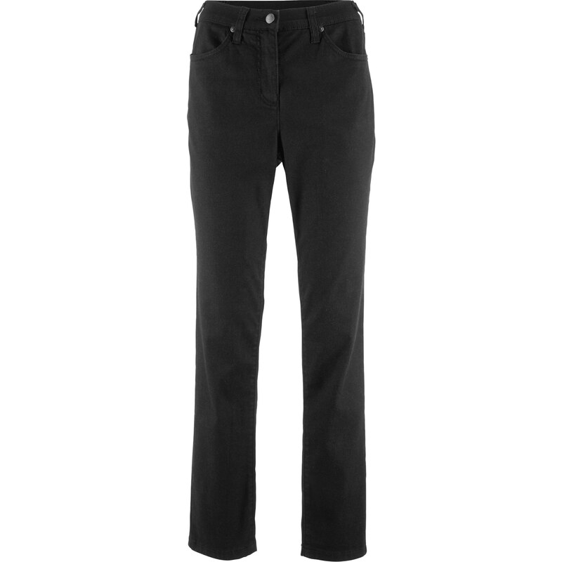 bpc bonprix collection Bonprix - Pantalon confort Boyfriend noir pour femme