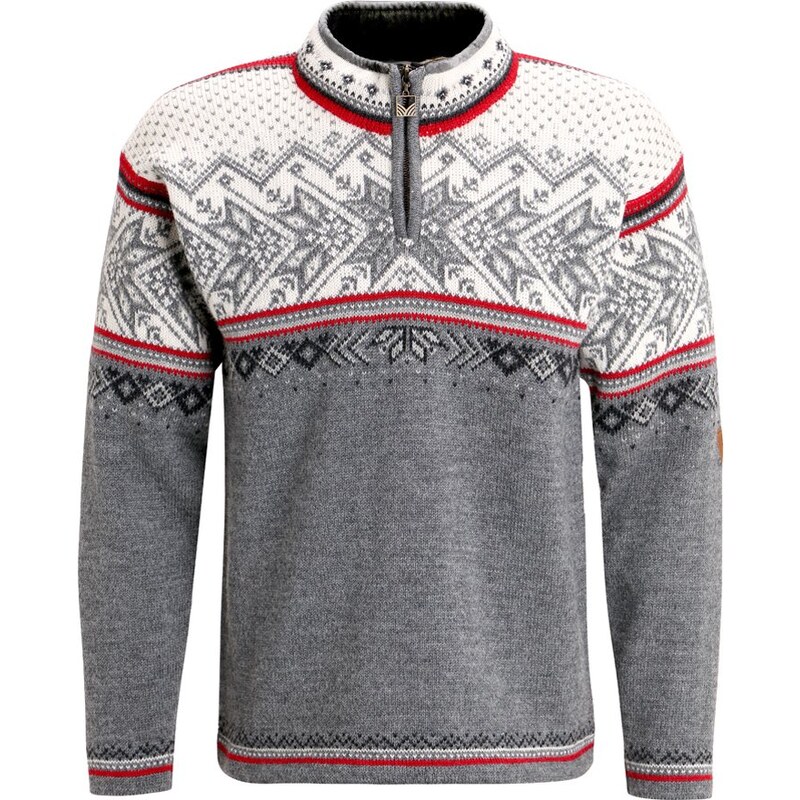 Dale of Norway VAIL Pullover smoke/raspberry/off white/dark charcoal