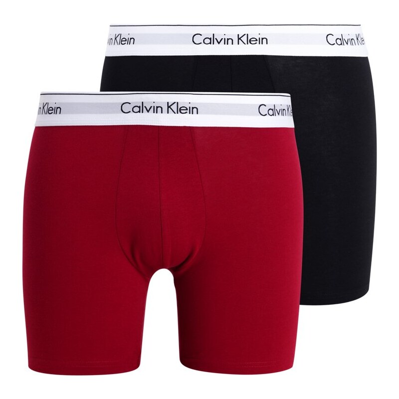 Calvin Klein Underwear MODERN BRIEF 2 PACK Shorty dylan red/black